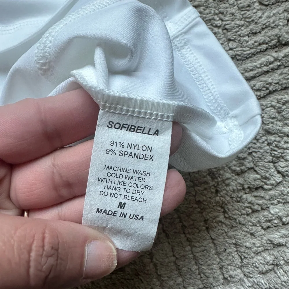 SOFIBELLA Athletic Tennis  NWT White Golf Tank SPF 50 - Picture 12 of 13